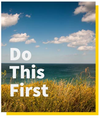 Do this first before the stain sets Do This First